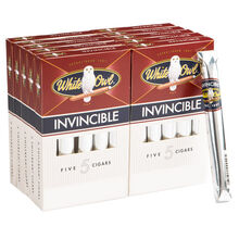 White Owl Invincible Cigars (10 Packs of 5 - Total 50)0