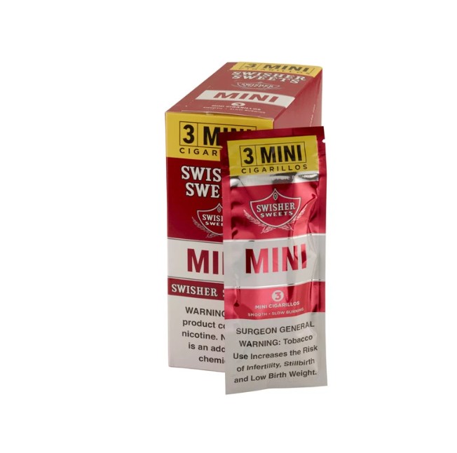 Swisher Sweets Mini Cigarillos 3 for 2 Passion Fruit 15 Pouches of 3