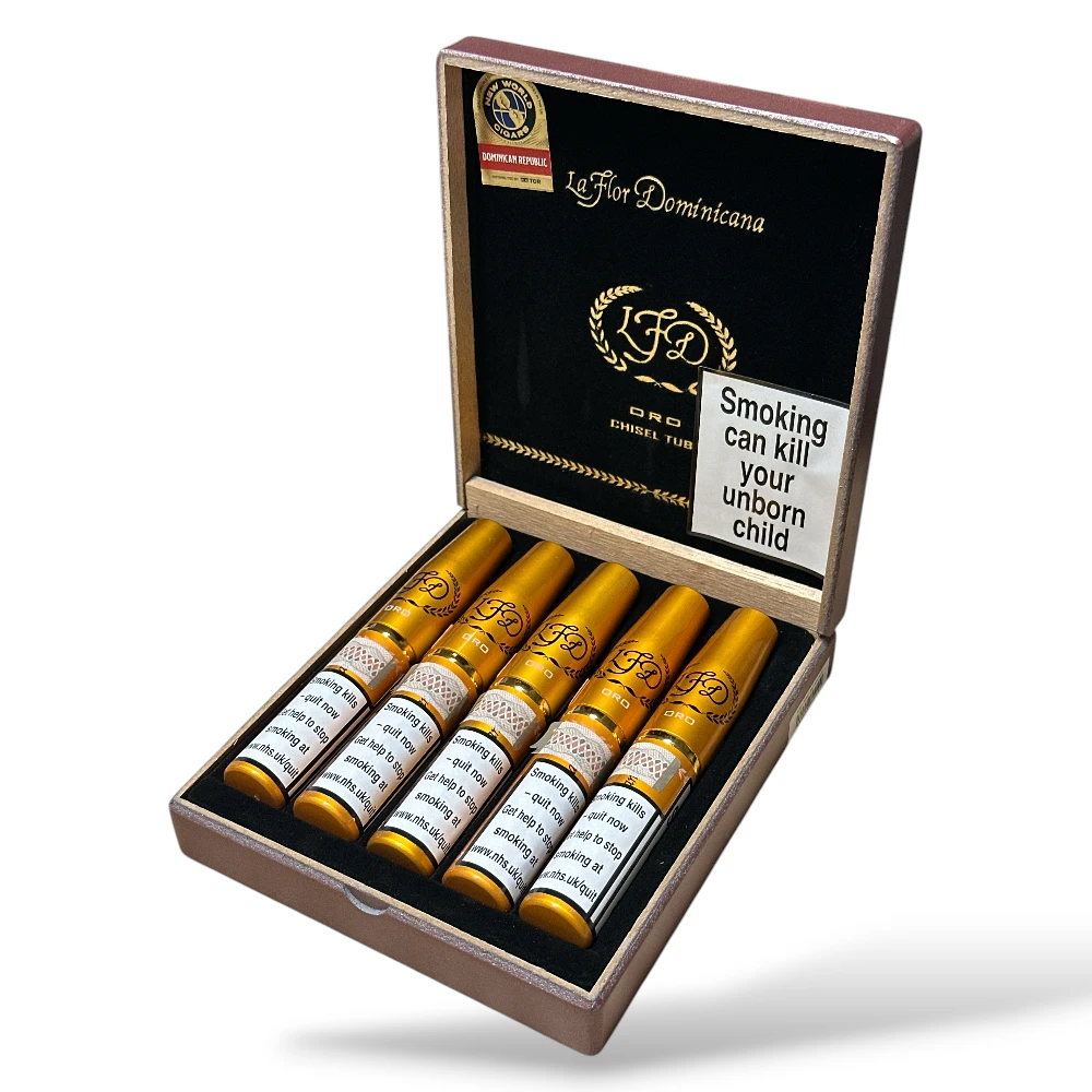 La Flor Dominicana Oro Chisel Tubo 5