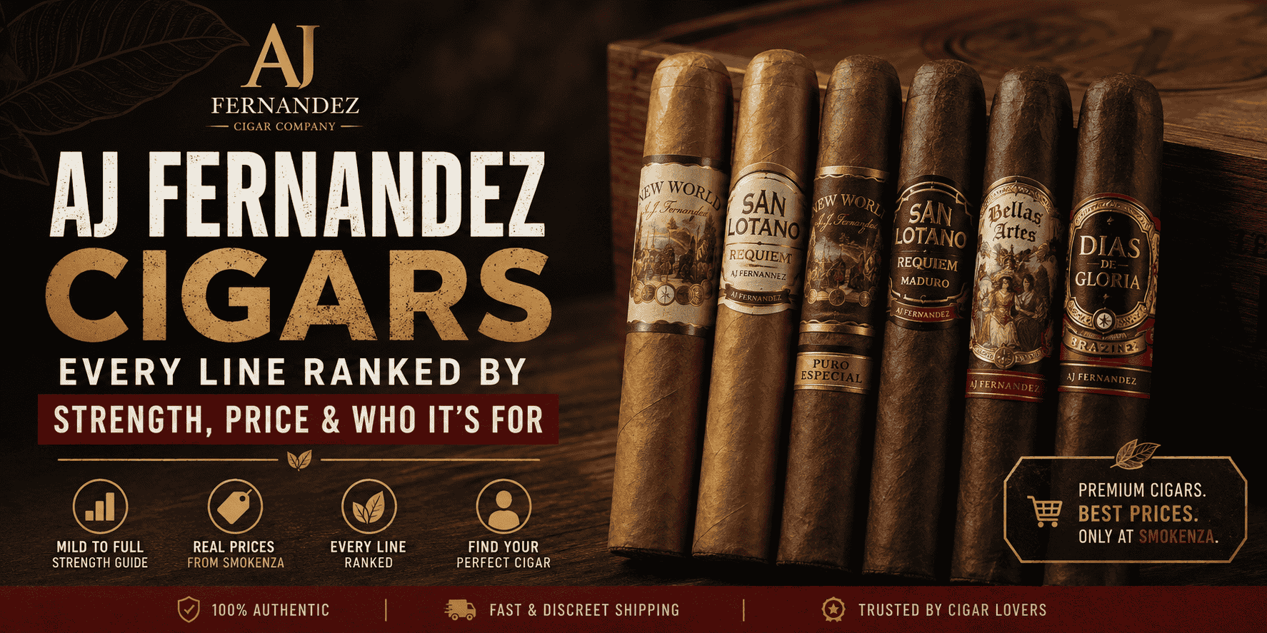 AJ Fernandez Cigars: Every Line Ranked by Strength & Price