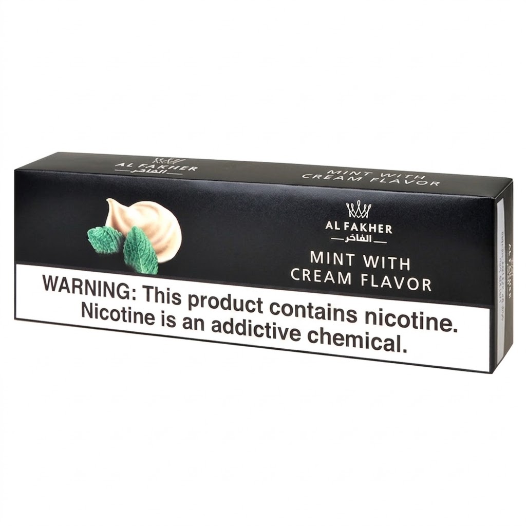 Al Fakher Mint with Cream Hookah Shisha
