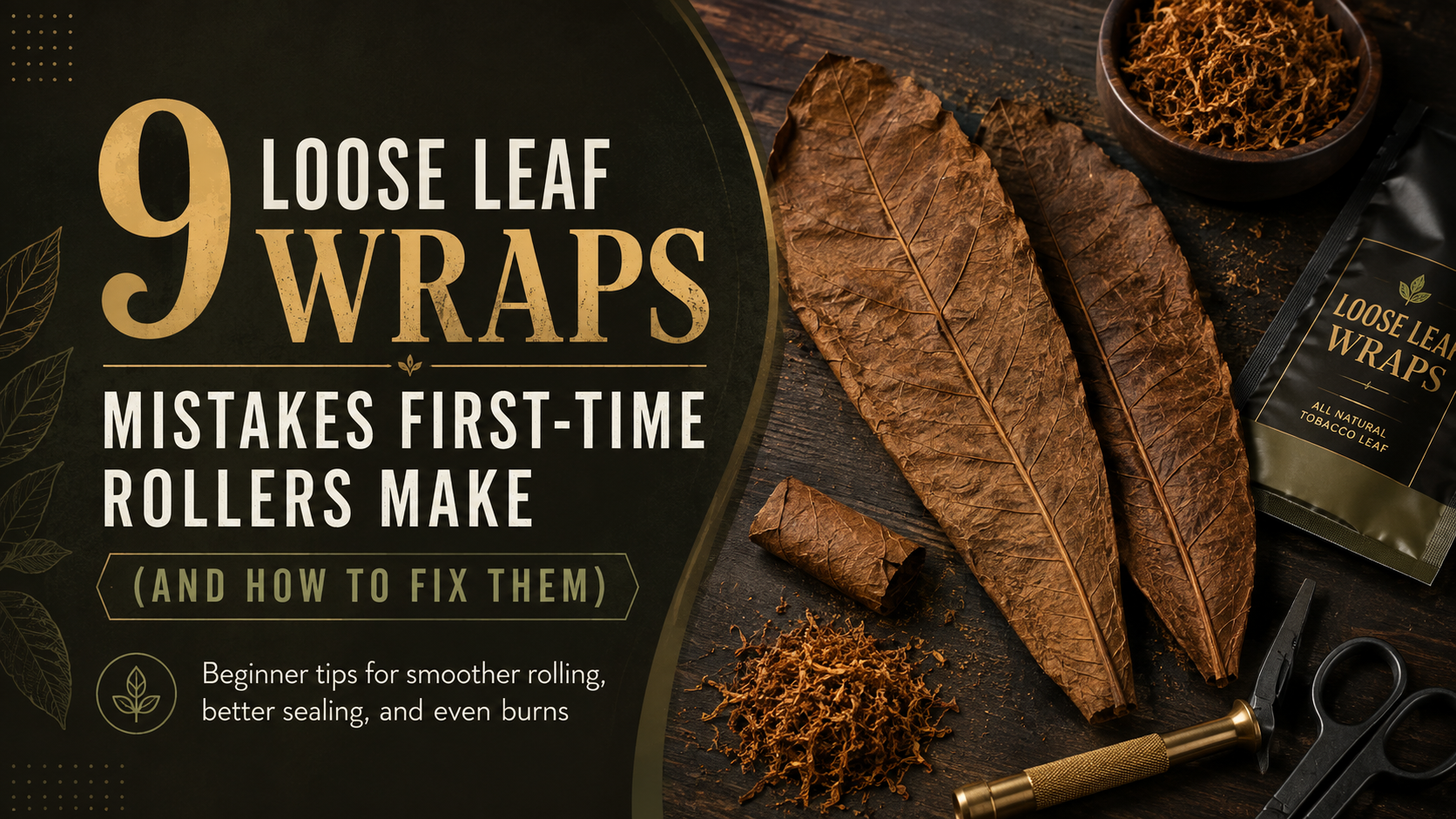 9 Loose Leaf Wrap Mistakes Beginners Make & How to Fix Them