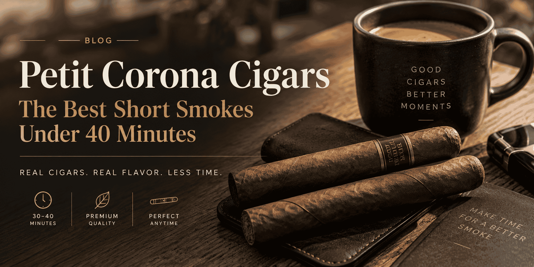 Best Petit Corona Cigars for a Short Smoke Under 40 Minutes