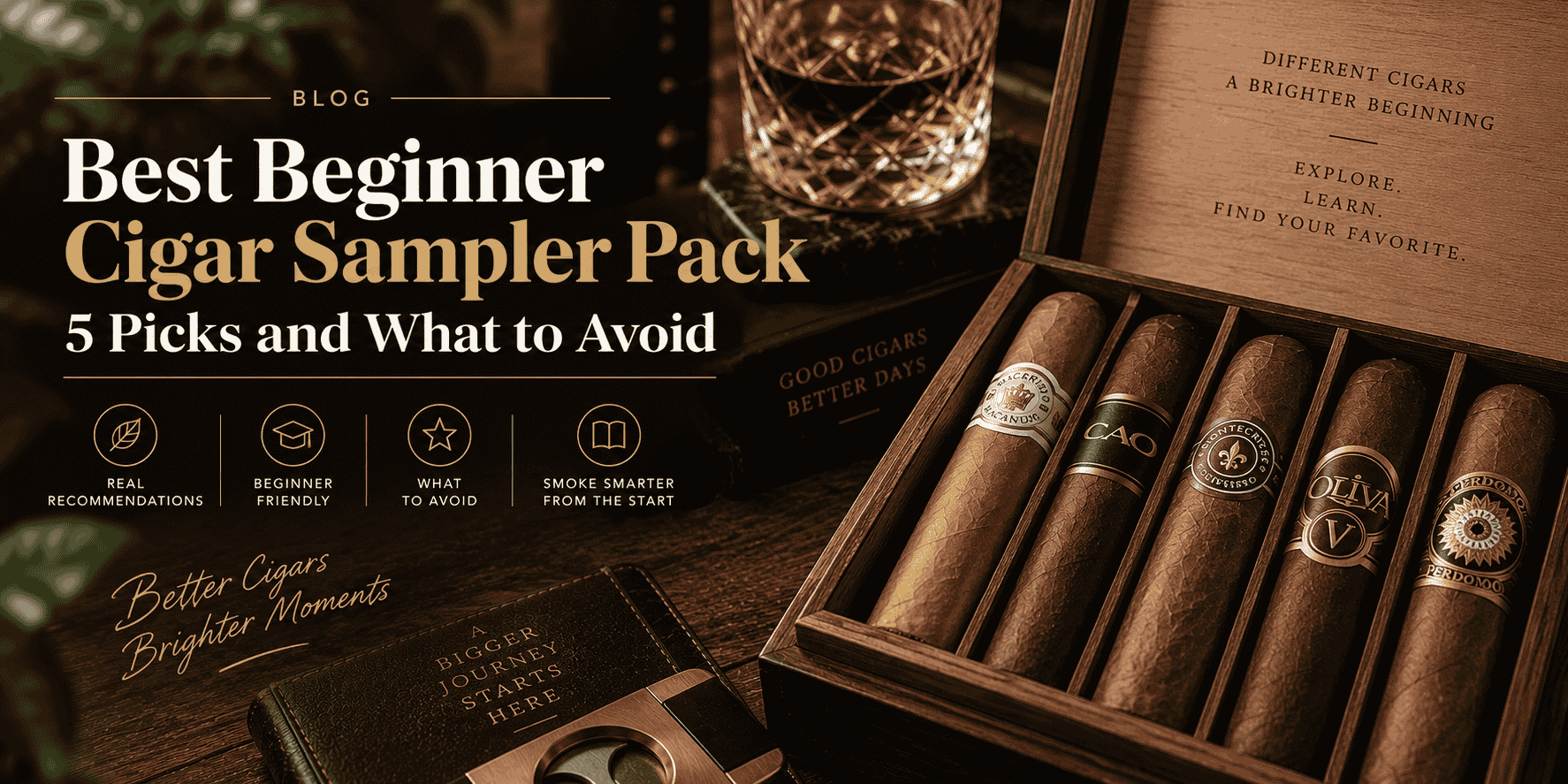 Best Beginner Cigar Sampler Packs: 5 Picks and What to Avoid
