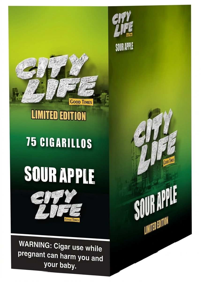 City Life Cigarillos Sour Apple