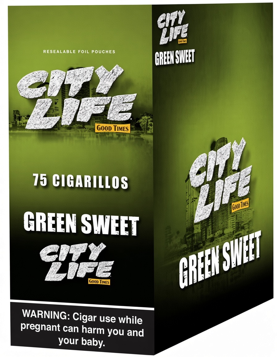 City Life Cigarillos Green Sweet