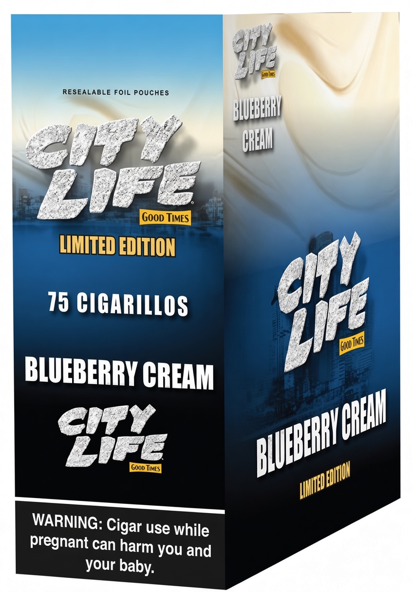City Life Cigarillos Blueberry Cream