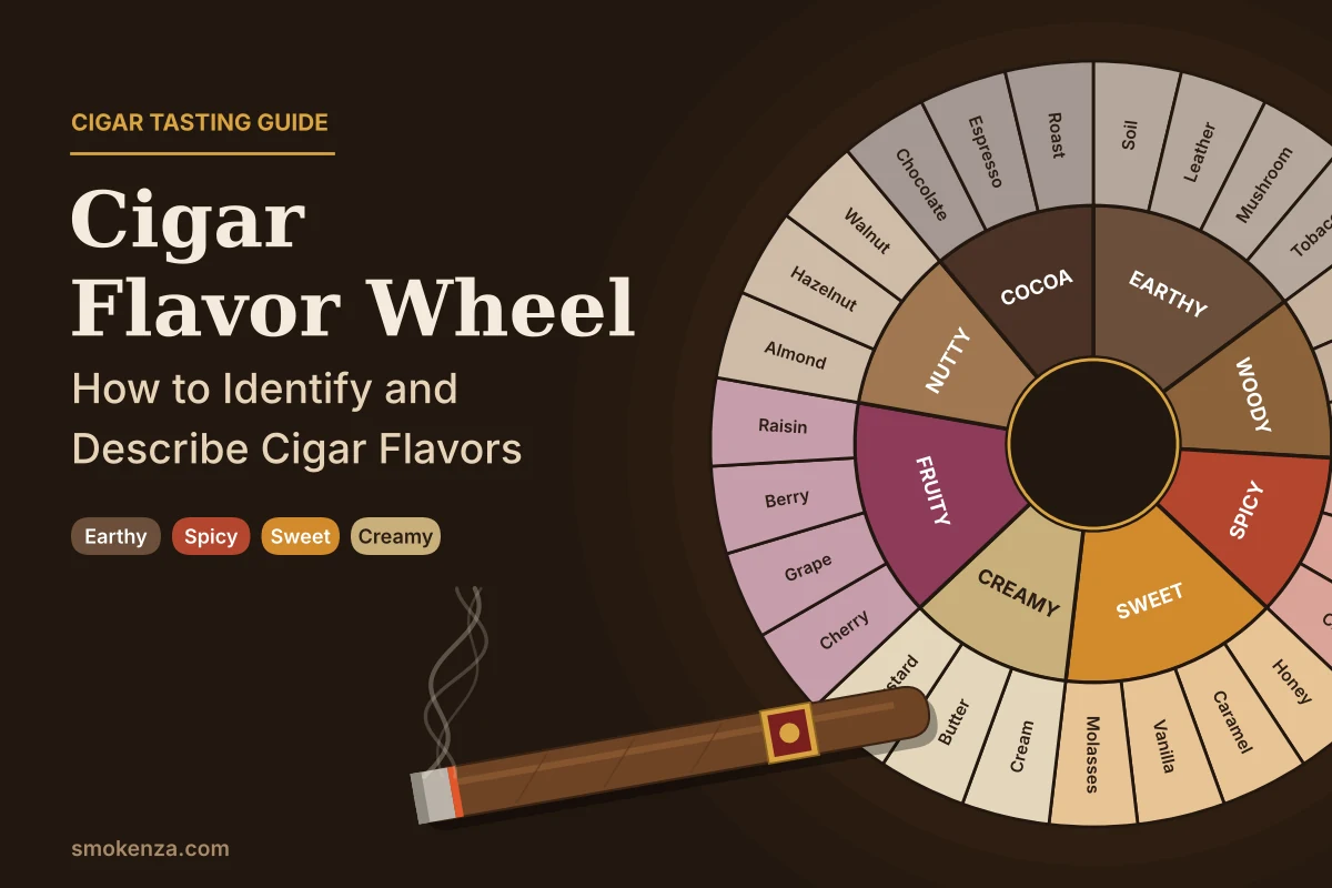 Cigar Flavor Wheel: How to Identify and Describe Cigar Flavors
