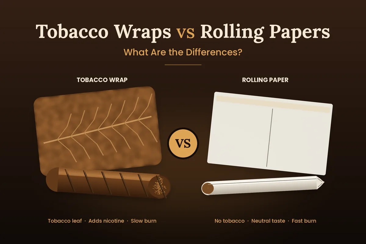 Tobacco Wraps vs Rolling Papers: What Are the Differences?