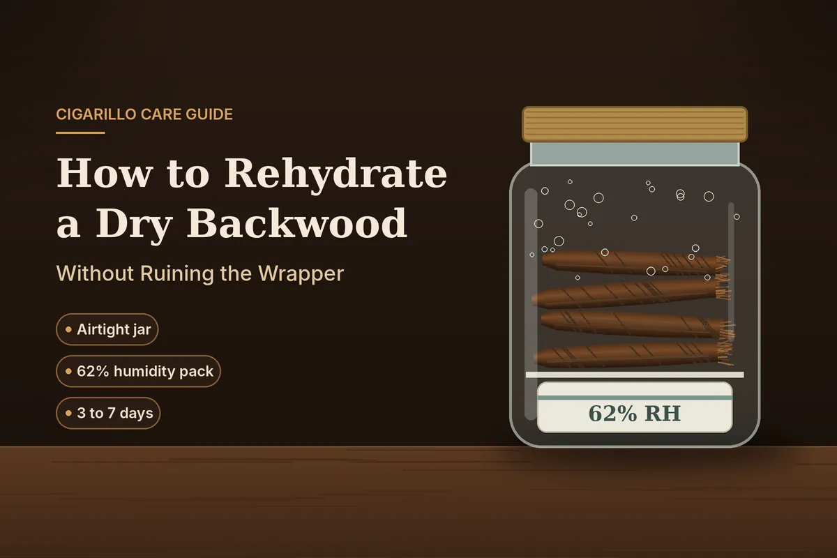 How to Rehydrate a Dry Backwood (Without Ruining the Wrapper)